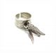 Angel Wings Charm Ring