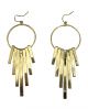 Art Deco Fan Earrings