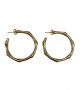 Bamboo Hoop Earrings