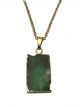 Chrysoprase Rectangle Necklace