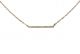 Crystal Bar Necklace