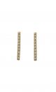Crystal Bar Stud Earrings
