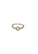 Crystal Circle Ring
