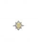 Vintage Inspired Sterling Silver Crystal & Opal Ring