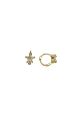 Crystal Star Hoop Earrings