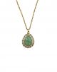 Crystal Teardrop Jewel Necklace