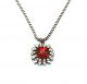 Ruby Red & Crystal Jewel Necklace