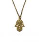Filigree Hand Of Fatima Necklace