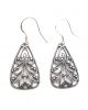 Filigree Triangle Earrings