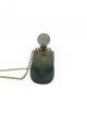Fluorite Perfume Bottle Long Chain Pendant