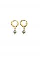 Fresh Water Pearl Huggie Hoop Earrings