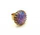 Vintage Harlequin Statement Ring