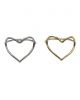 Large Open Heart Ring