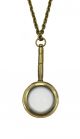 My Dear Watson Real Magnifying Glass Long Chain Pendant