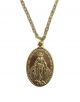 Gold Miraculous Medal Necklace