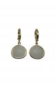 Moonstone Huggie Hoop Earrings
