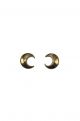 Crescent Moon Stud Earrings