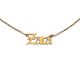 Old English Name Necklace