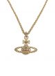 Crystal Saturn Orb Planet Necklace