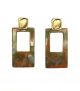 Resin Rectangle Earrings 