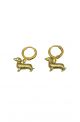 Dachshund Sausage Dog Huggie Hoop Earrings