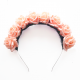 Lotta Rosie Headband - Peach - By Crown & Glory