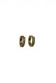 Small Crystal Huggie Hoop Earrings
