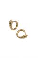 Snake Hoop Earrings