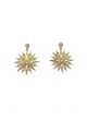 Crystal Star Burst Stud Earrings