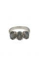 Sterling Silver Triple Labradorite Ring