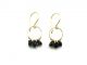 Triple Stone Earrings