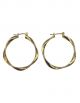 Twisted Hoop Earrings