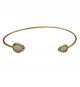 White Jewel Bangle Bracelet