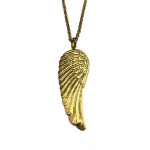 Angel Wing Long Chain Pendant