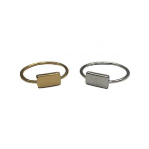 Rectangle Bar Ring