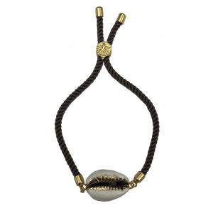 Cowrie Shell Cord Bracelet