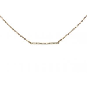 Crystal Bar Necklace