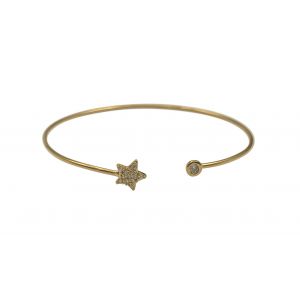 Crystal Star Bangle Bracelet