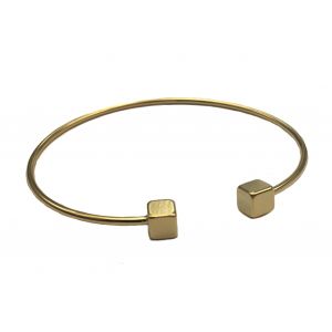 Cube Bangle Bracelet
