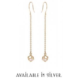 Cube Drop Earrings