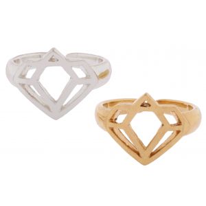 Diamond Shaped Ring - 50% OFF