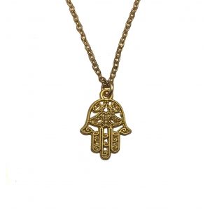 Filigree Hand Of Fatima Necklace