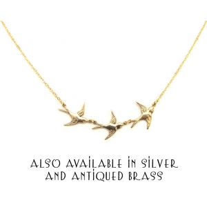 Three Little Birds Necklace