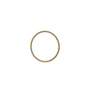 Gold Fill Twisted Stacking Ring