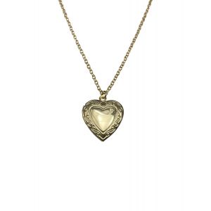Victorian Style Heart Locket Necklace