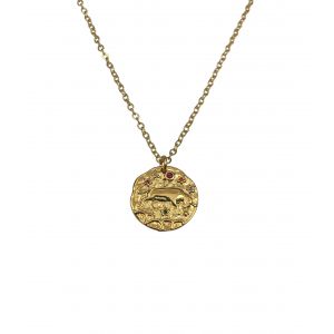 Rainbow Zodiac Charm Necklace