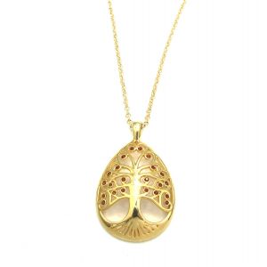 Tree Of Life Long Chain Pendant - 50% OFF