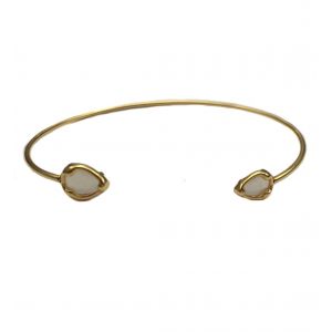 White Jewel Bangle Bracelet